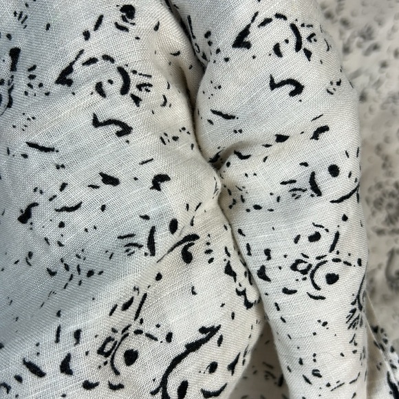 Cynthia Rowley 100% Linen Sz 2 Sleeveless Patterned Mini Dress English country - Picture 11 of 13